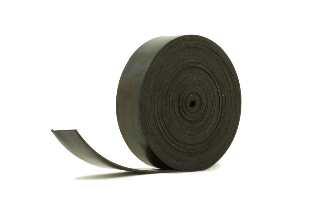 Solid Neoprene Black Rubber Strip 15mm Thick X 5m Long Rubber Stuff